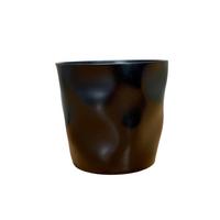 Obal na kvetináč CASHMERE -PAZ- - čierna, keramika (21/21cm) - Mömax