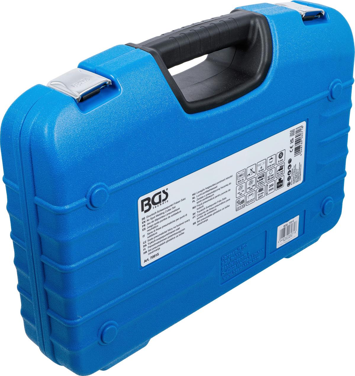 Druckluft-Schweißpunkt-Fräser 70915 - Blau/Schwarz, Basics (44,1/31,9/10,1cm)