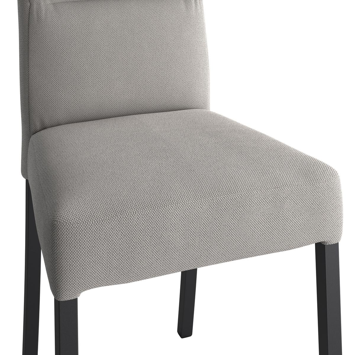 Stuhl Emma Ii - Schwarz/Grau, KONVENTIONELL, Holz (43/91/58cm)