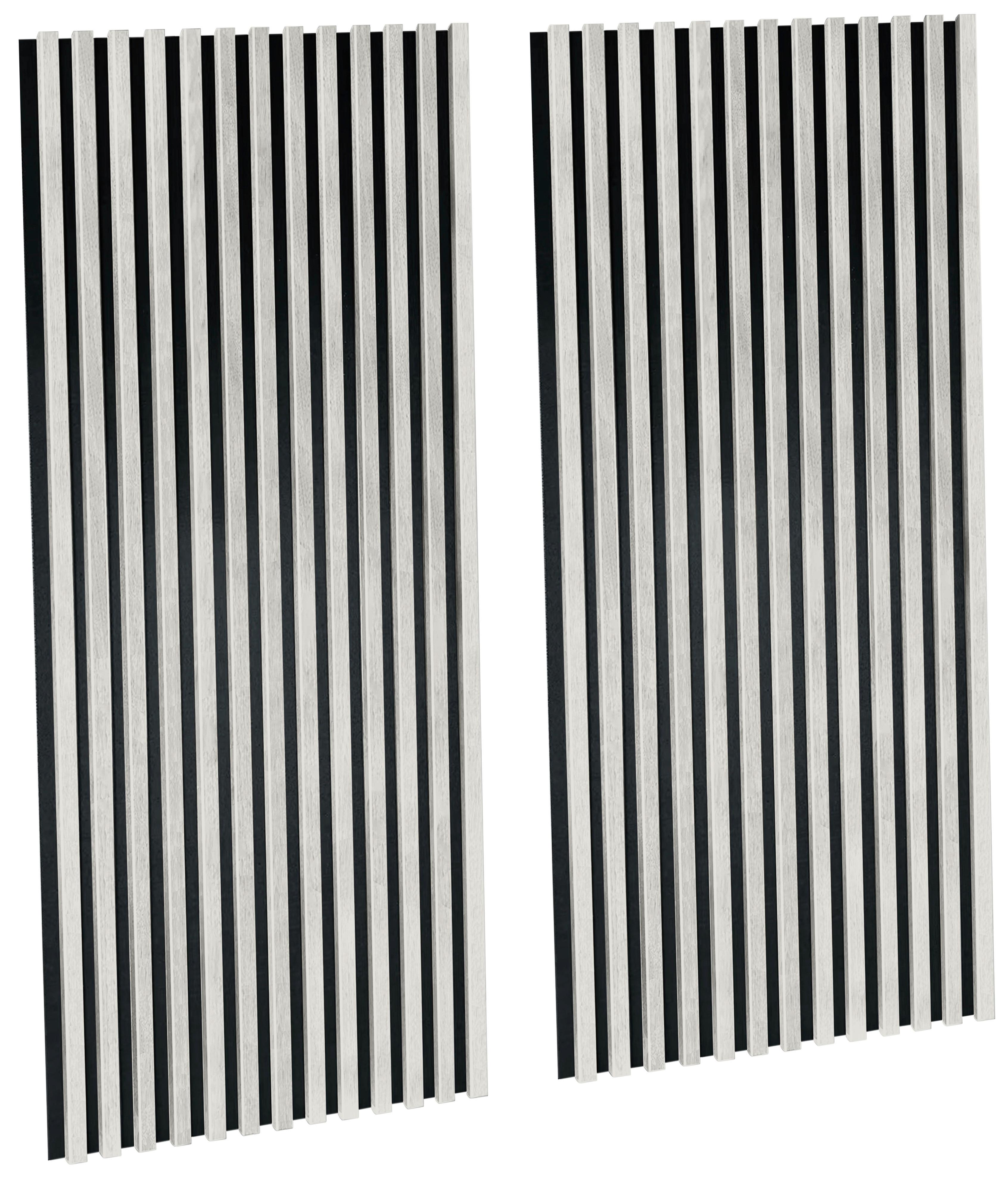 Akustikpaneel Josef - Eichefarben/Weiß, MODERN, Holzwerkstoff/Kunststoff (90/60/2cm)