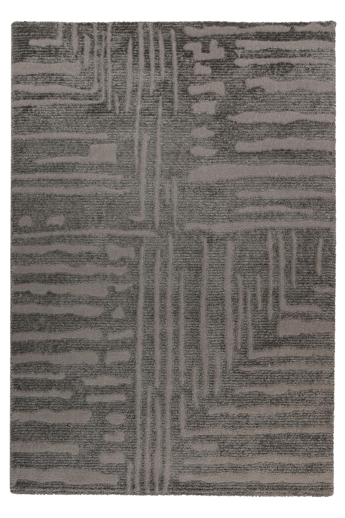 Hochflorteppich Ma Canyon 973 - Anthrazit, Basics, Textil (160/230cm) - Obsession