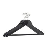 Sada vešiakov 5ks KATHRIN -EXT- - čierna/biela, Konventionell, kov/kompozitné drevo - Modern Living