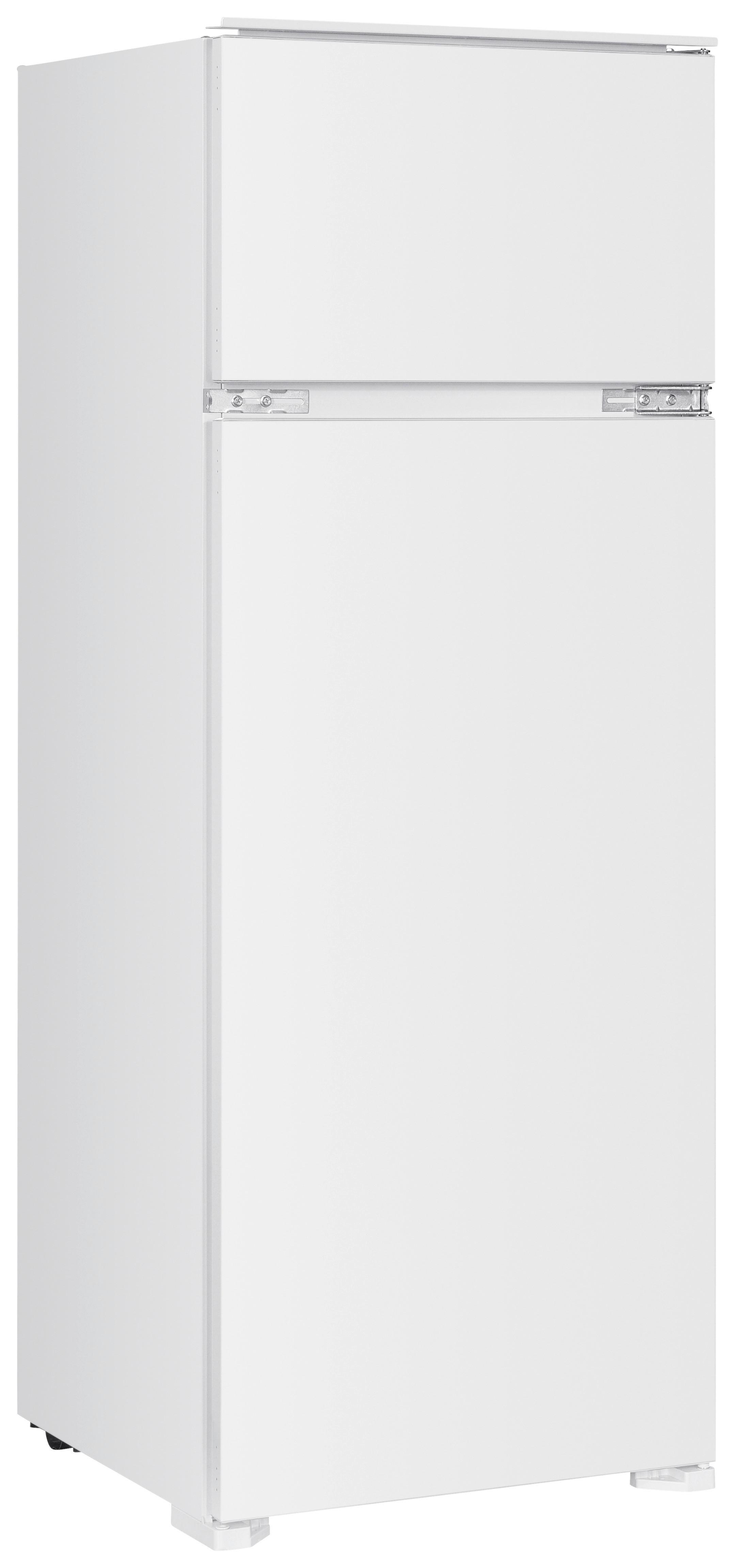 KÜHL-GEFRIER-KOMBINATION Weiß B: 54cm - Weiß, Trend, Glas/Kunststoff (54/145/54cm) - Respekta