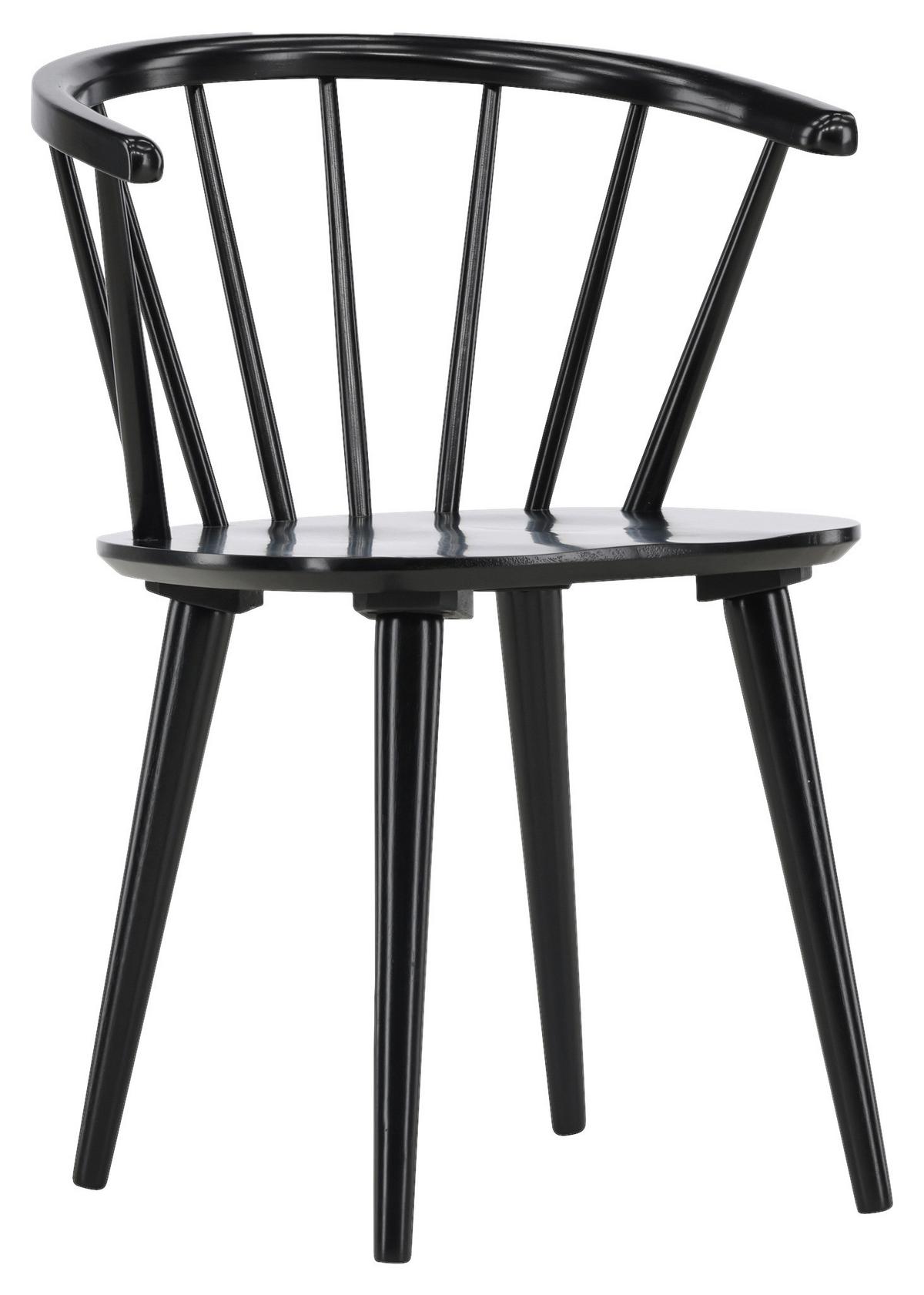 Stuhl-Set Bobby - Schwarz, Design, Holz (55/75/53cm) - Livetastic