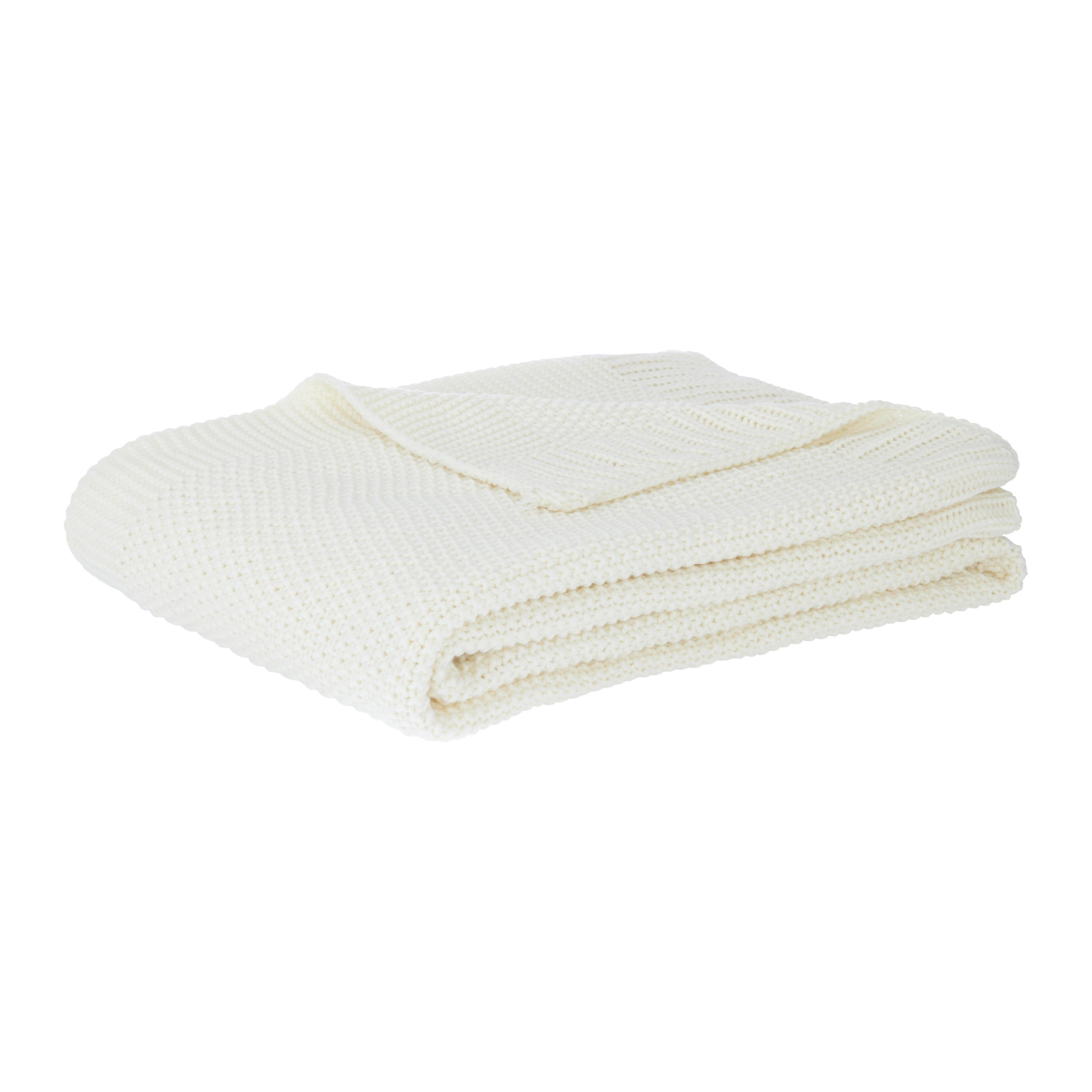 Deka Olli, 130/170cm, biela - biela, Modern, textil (130/170cm) - Modern Living