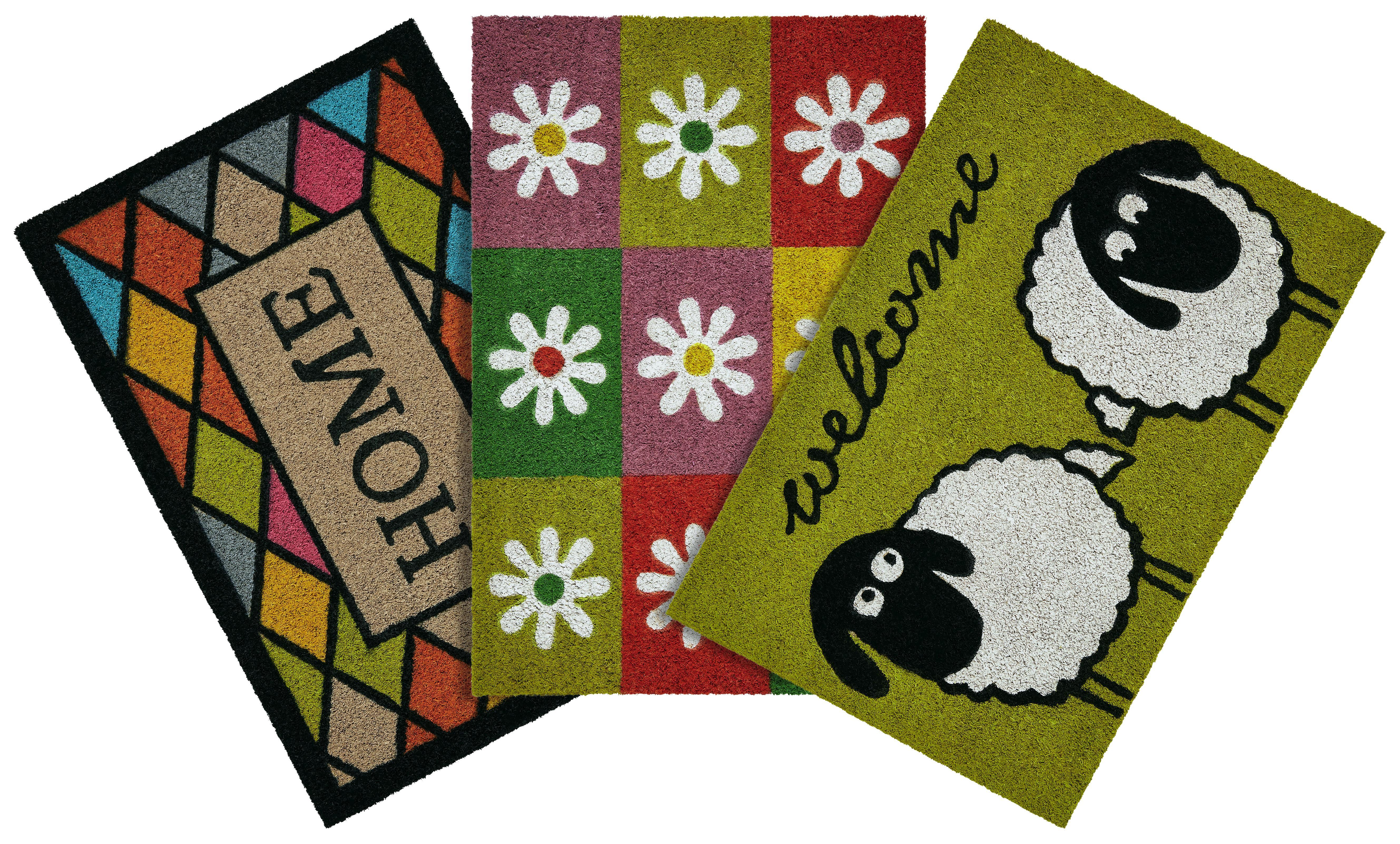 Lábtörlő Apollonia - Színes, modern, Textil (40/60cm) - Ombra