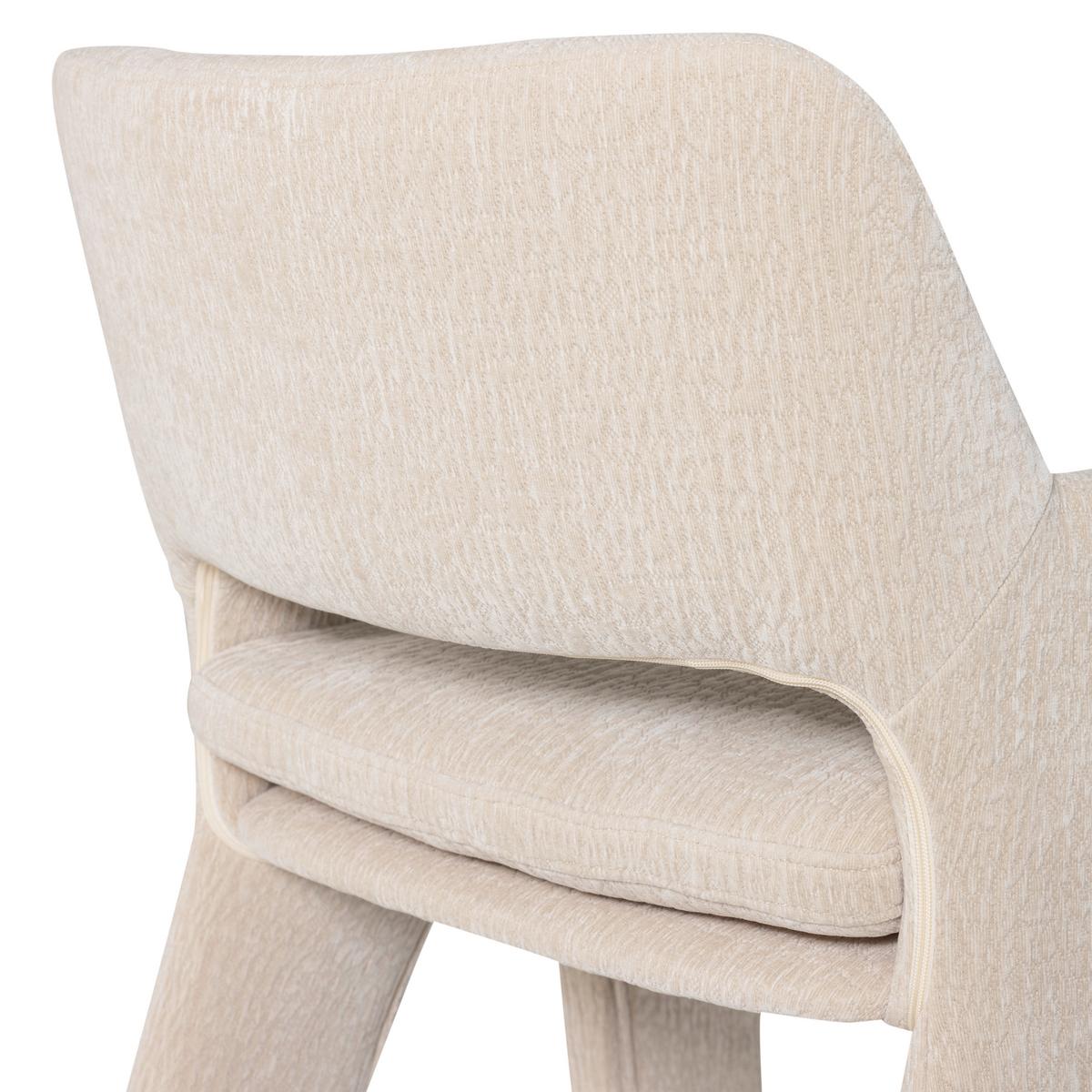 ARMLEHNSTUHL Bigfoot Sandfarben B: 57cm - Sandfarben, MODERN, Textil (57/78/56cm) - Livetastic