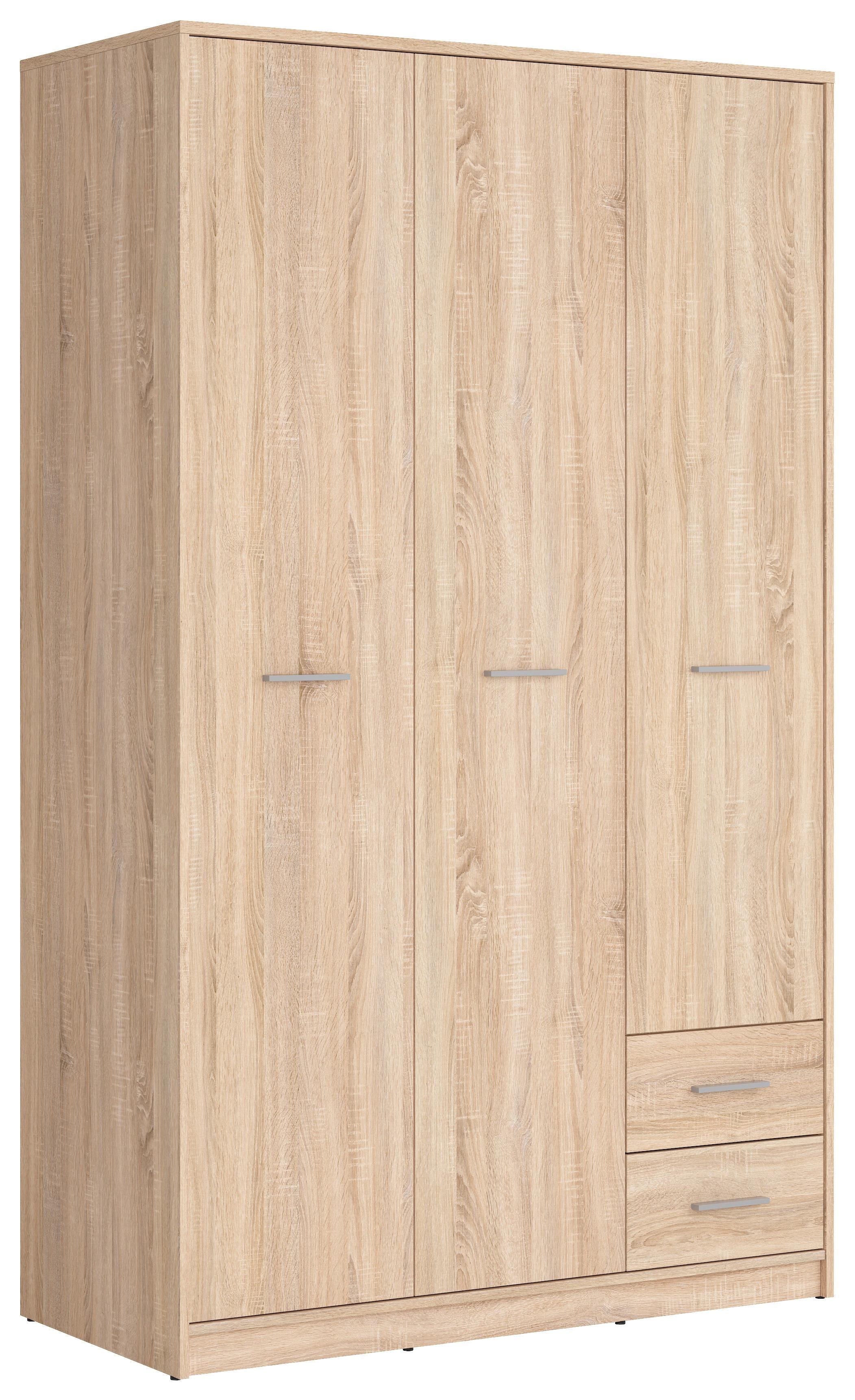 Drehtürenschrank Nepo Plus - Sonoma Eiche, MODERN, Holzwerkstoff (118,5/197/54,5cm) - MID.YOU