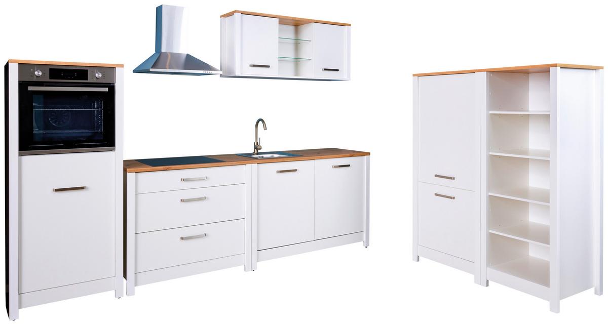 Stojací regál SAN SAN - bílá/dub artisan, Romantický / Rustikální, kompozitní dřevo (60/167/60cm) - Mömax