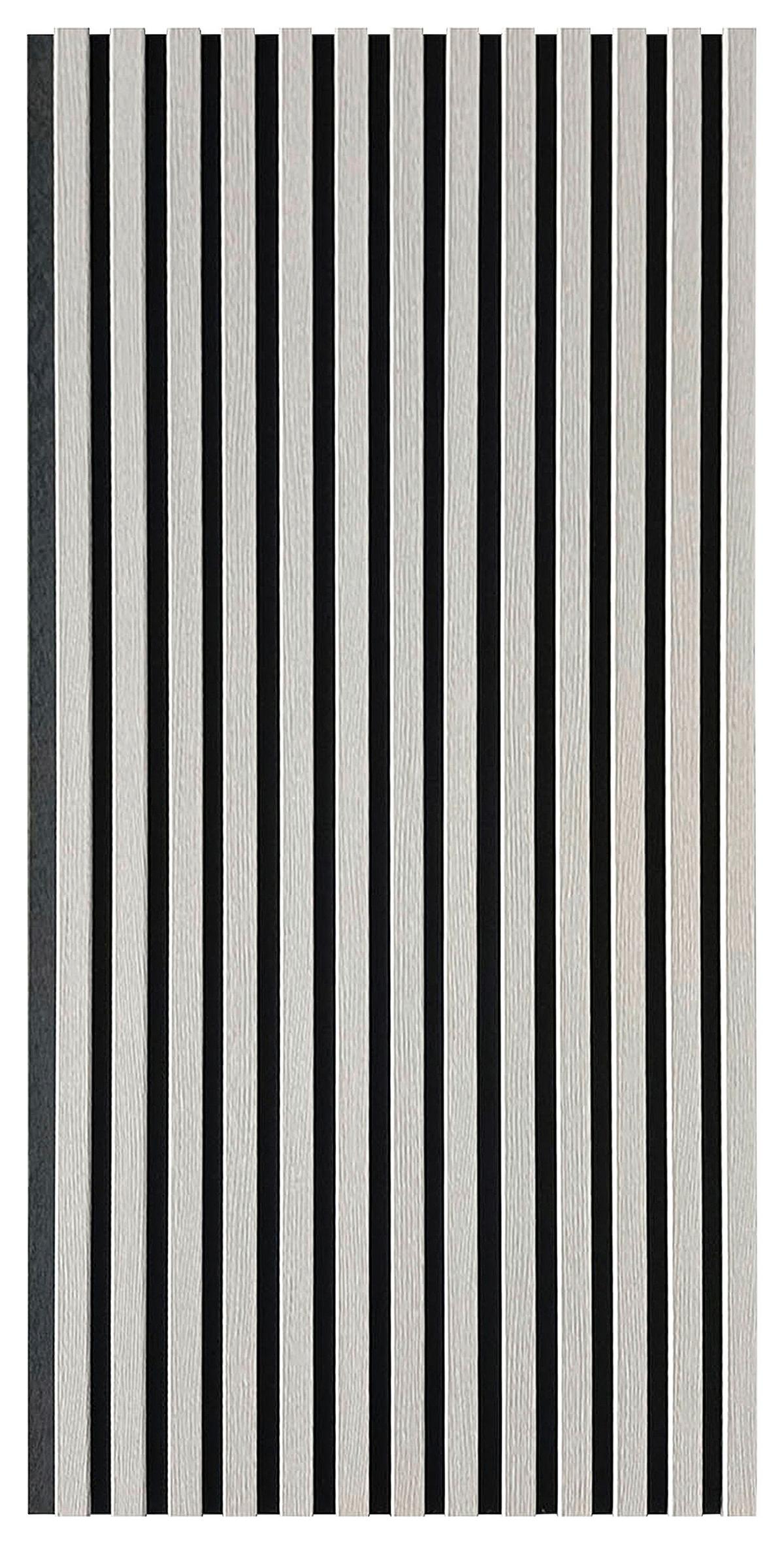 Akustikpaneel Josef - Eichefarben/Weiß, MODERN, Holzwerkstoff/Kunststoff (60/120/2cm)