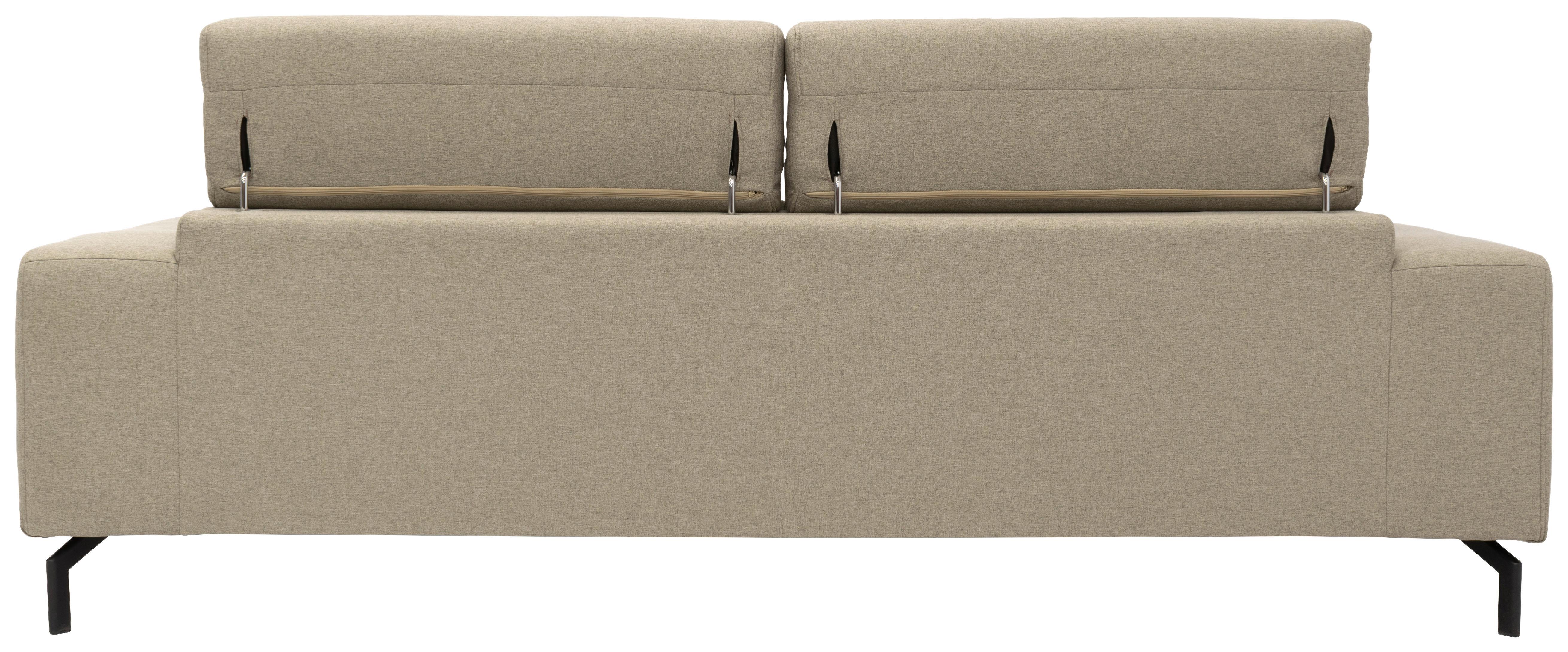 3-Sitzer-Sofa Cunelli schlammfarben Webstoff