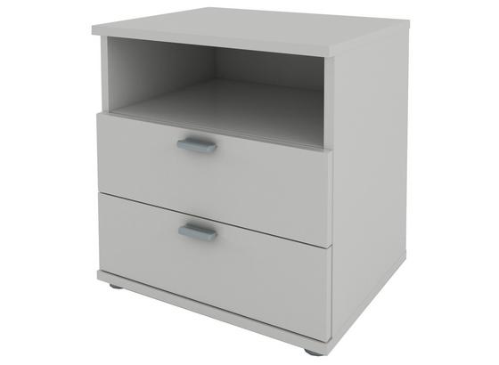 Noční Stolek Pluto - bílá, Moderní, kompozitní dřevo (45/47/35cm) Noční Stolek Pluto - bílá, Moderní, kompozitní dřevo (45/47/35cm)