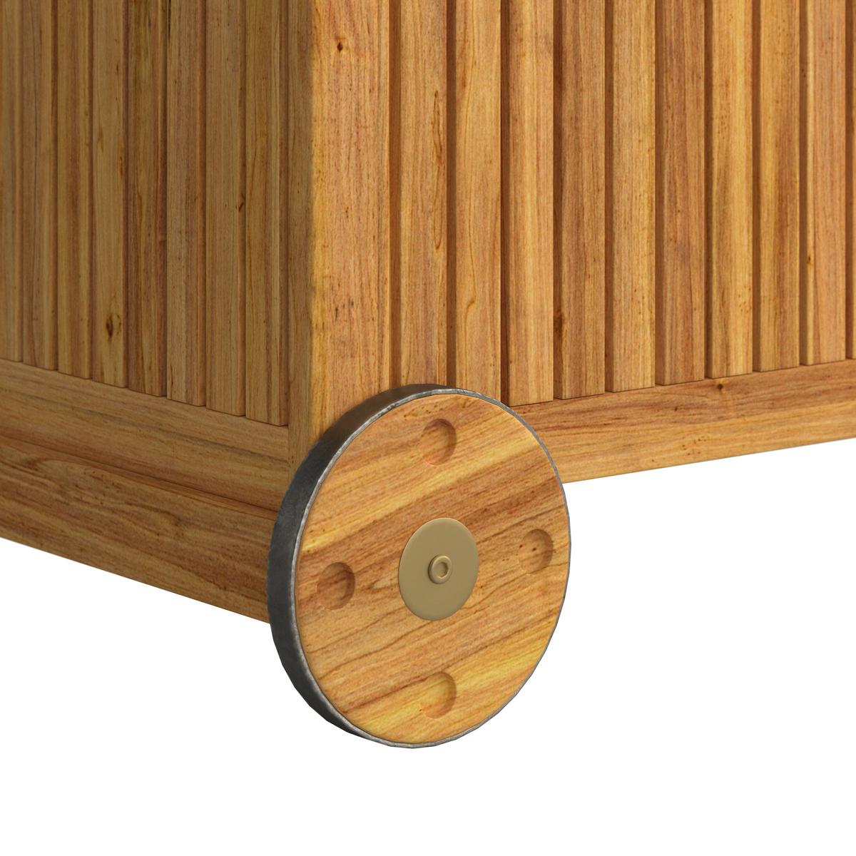 BEDNA NA POLŠTÁŘE FRANCA - barvy teak, Moderní, dřevo (55/53/60cm) - Bessagi Garden