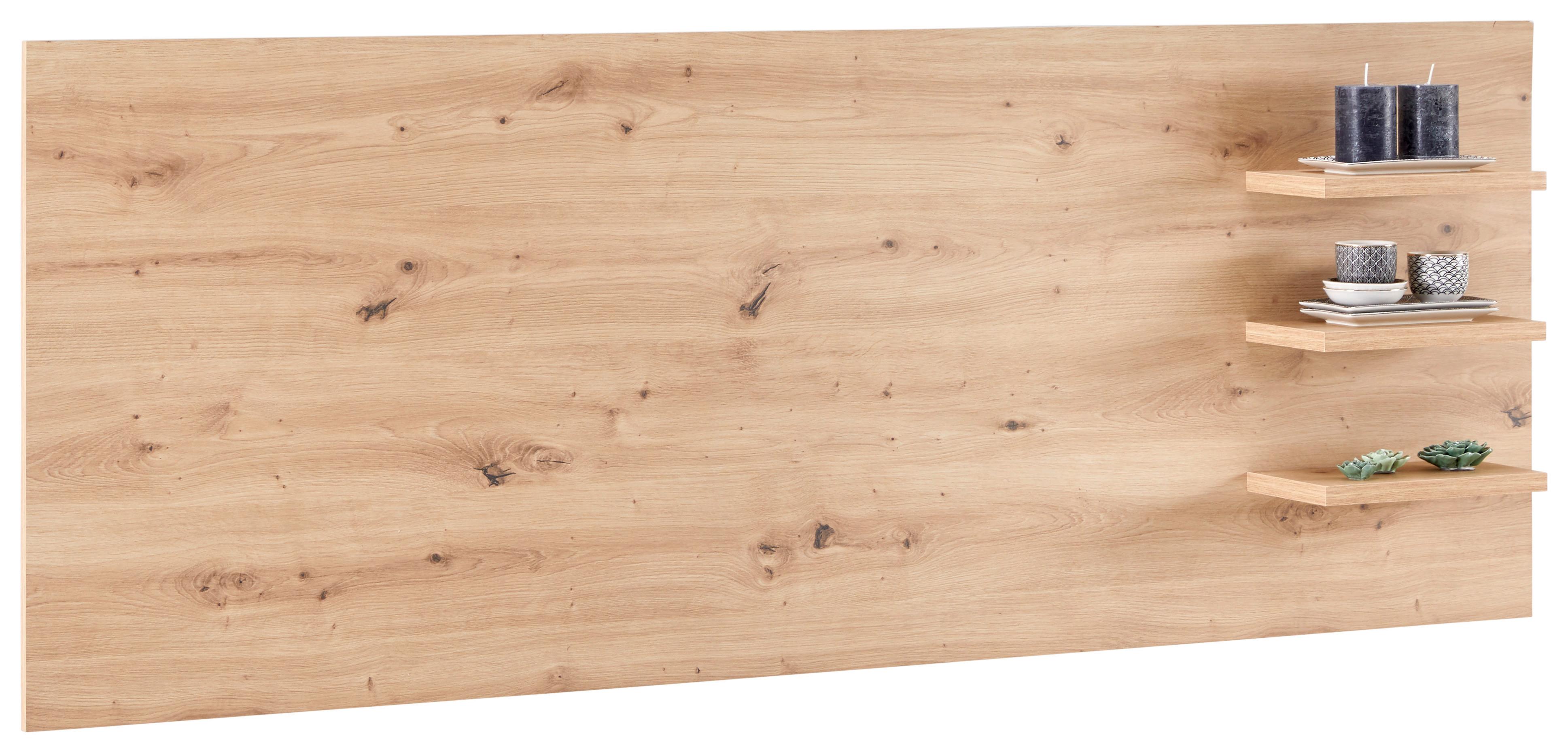 Tv-magasító Kashmir New - tölgyfa színű, Modern, faalapú anyag (185/70/18cm) - James Wood