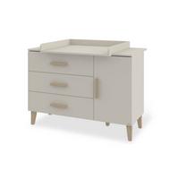 Wickelkommode Tami - Eichefarben/Weiß, Basics, Holzwerkstoff (136/101/77cm) - Pinolino