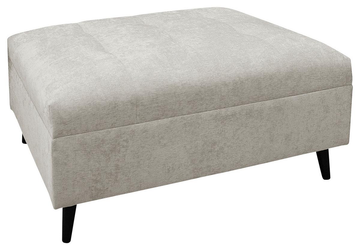 Ecksofa Pruno, Hellgrau S: 247x174 Cm - Hellgrau/Schwarz, Design, Textil (247/174cm) - MID.YOU