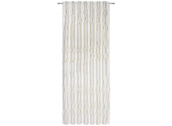 Zatemňovací Záves Glamour - biela/zlatá, Štýlový, textil (140/245cm) - Mömax modern living Zatemňovací Záves Glamour - biela/zlatá, Štýlový, textil (140/245cm) - Mömax modern living