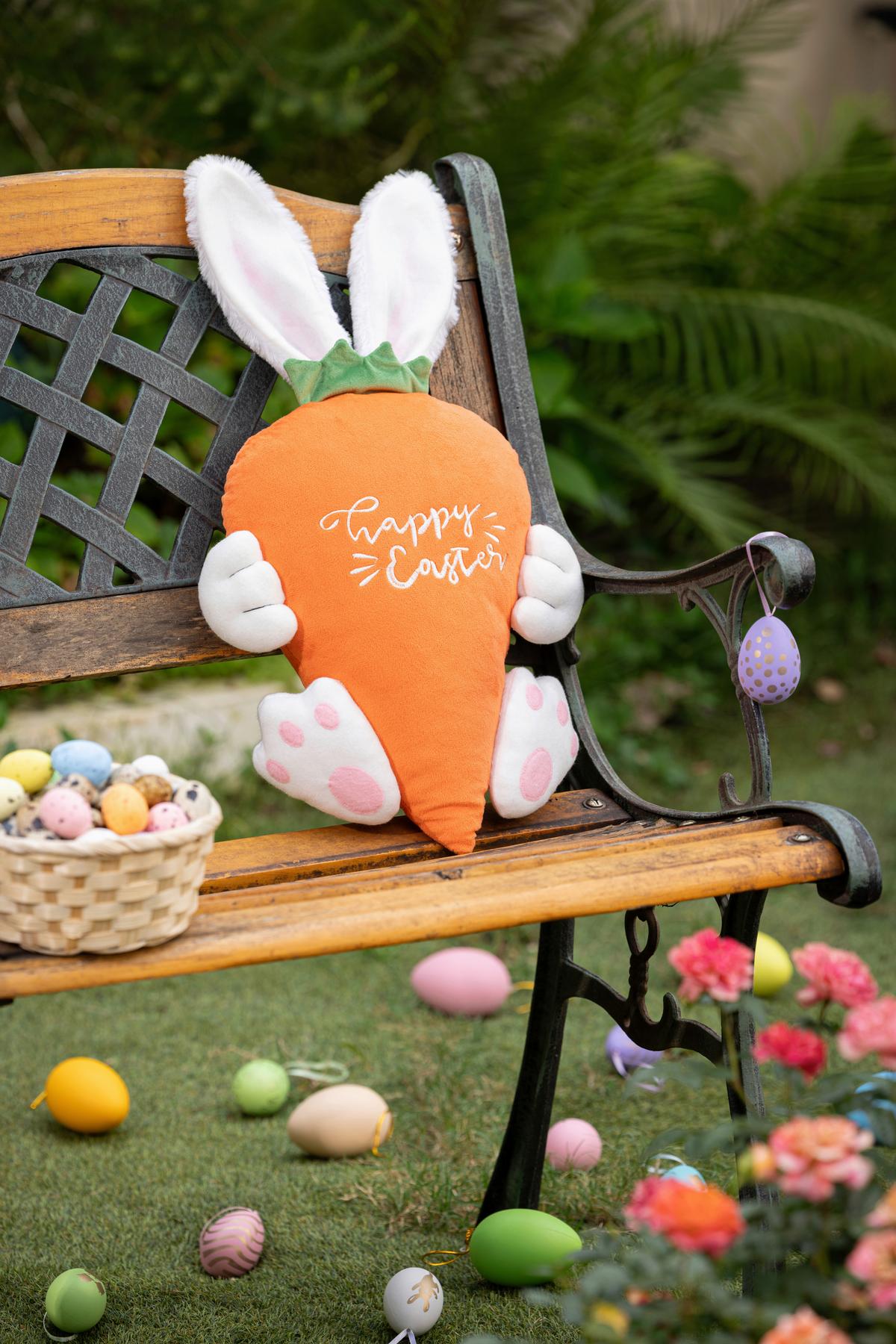 Skulptur Belinda - Orange, KONVENTIONELL, Textil (24/9/52cm) - Luca Bessoni