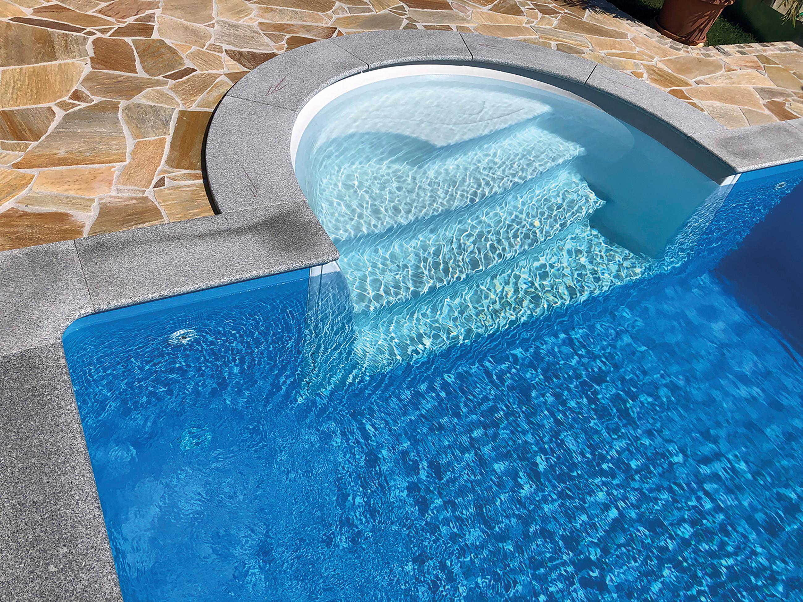Schwimmbecken-Set Plus Gran Canaria mit Pumpe L: 700 cm - Blau, Basics (700/350/150cm)