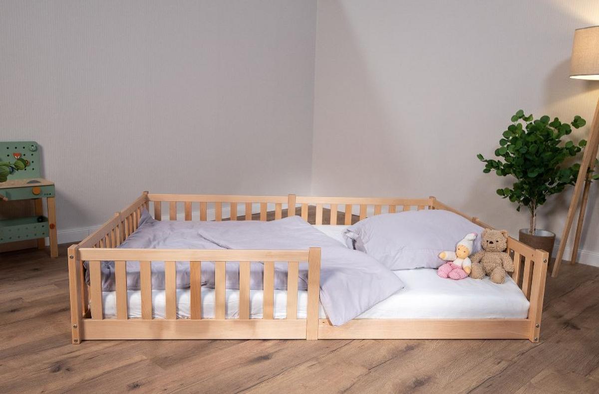 Hausbett Buche, B/h/t: 140x200x161cm - Buchefarben, Basics, Holz (140/200/161cm) - tiSsi