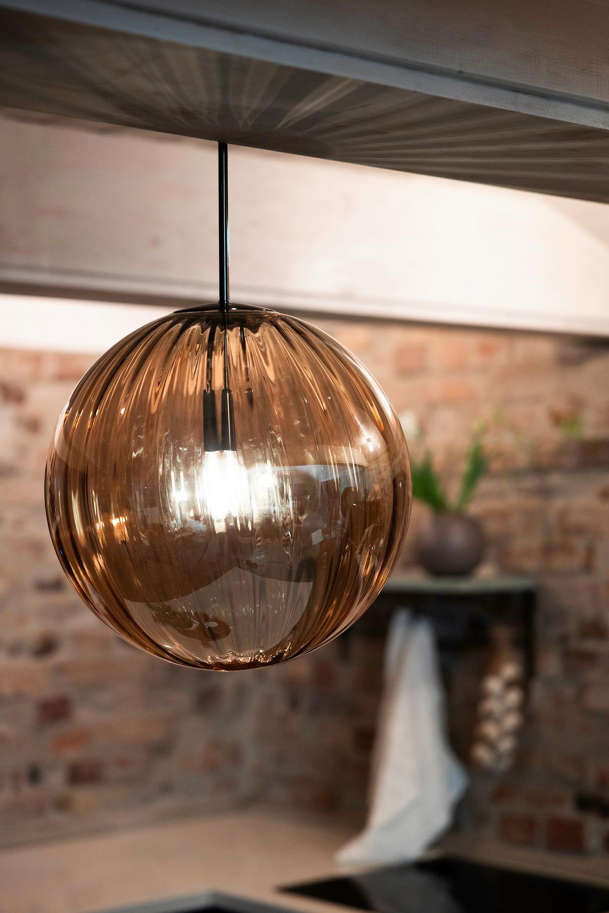 Pendelleuchte Memory-Funktion, 40w - Braun, Basics (35/53.5/35cm) - Markslöjd