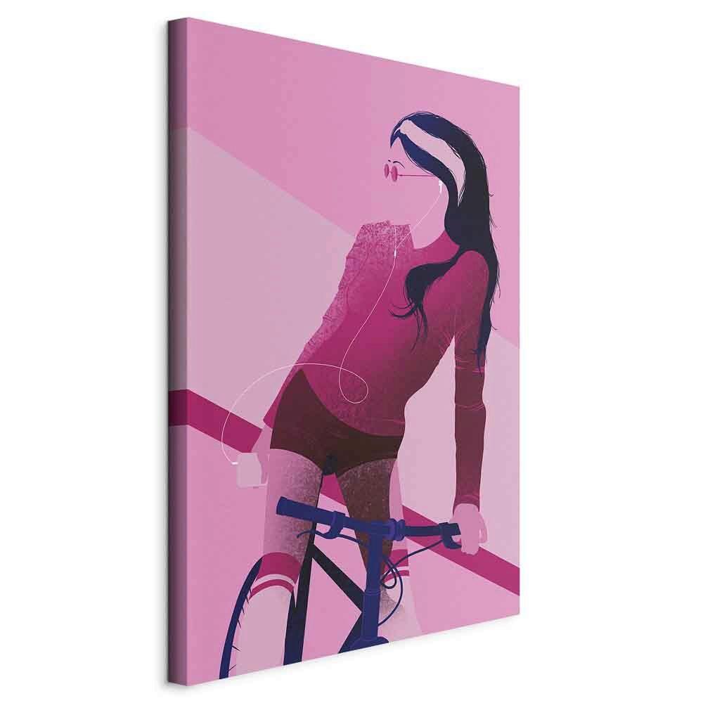 Leinwandbild Pink Magenta B: 60 Cm