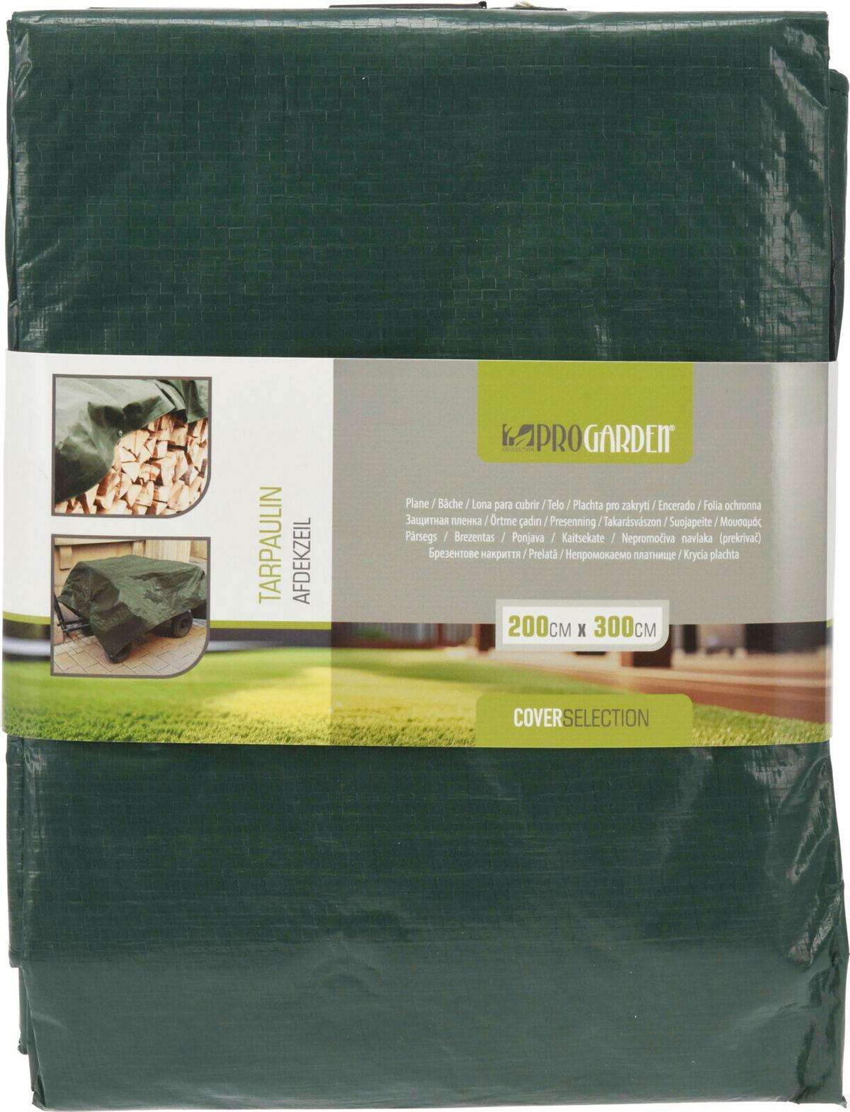 Takarófólia Kb. 200/300cm - zöld, Basics, műanyag (200/300cm)