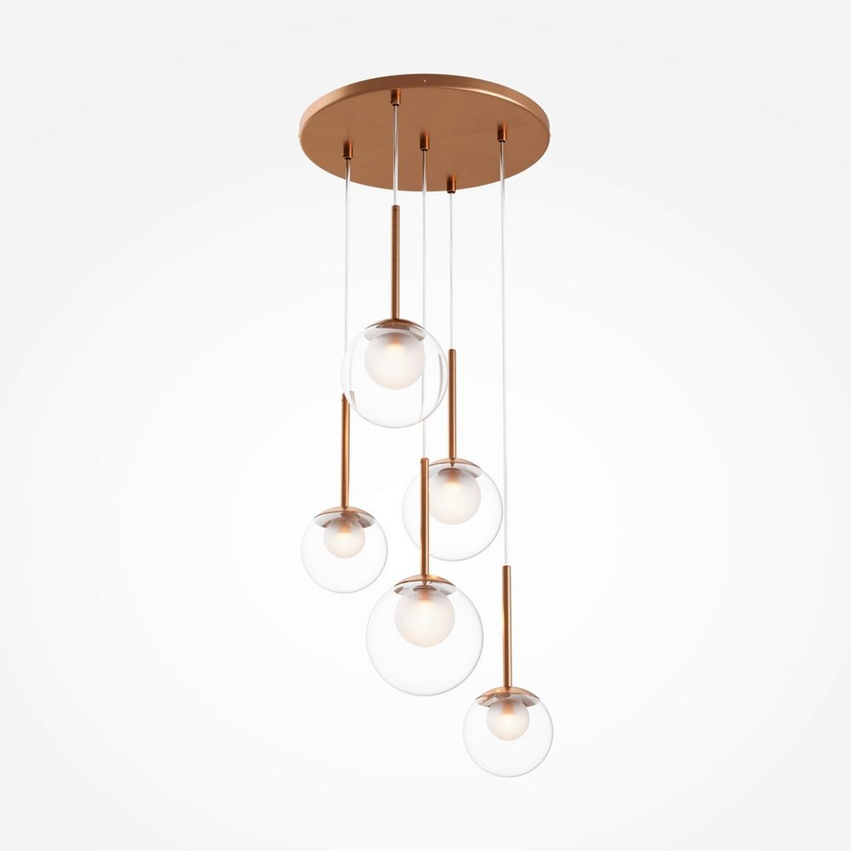 Pendelleuchte Basic Form - Goldfarben, MODERN, Metall (45/64,1cm) - MAYTONI