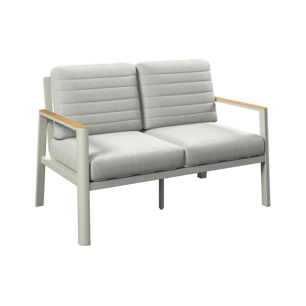 ZAHRADNÍ SADA GARDA - světle šedá/přírodní barvy, Moderní, kov/textil