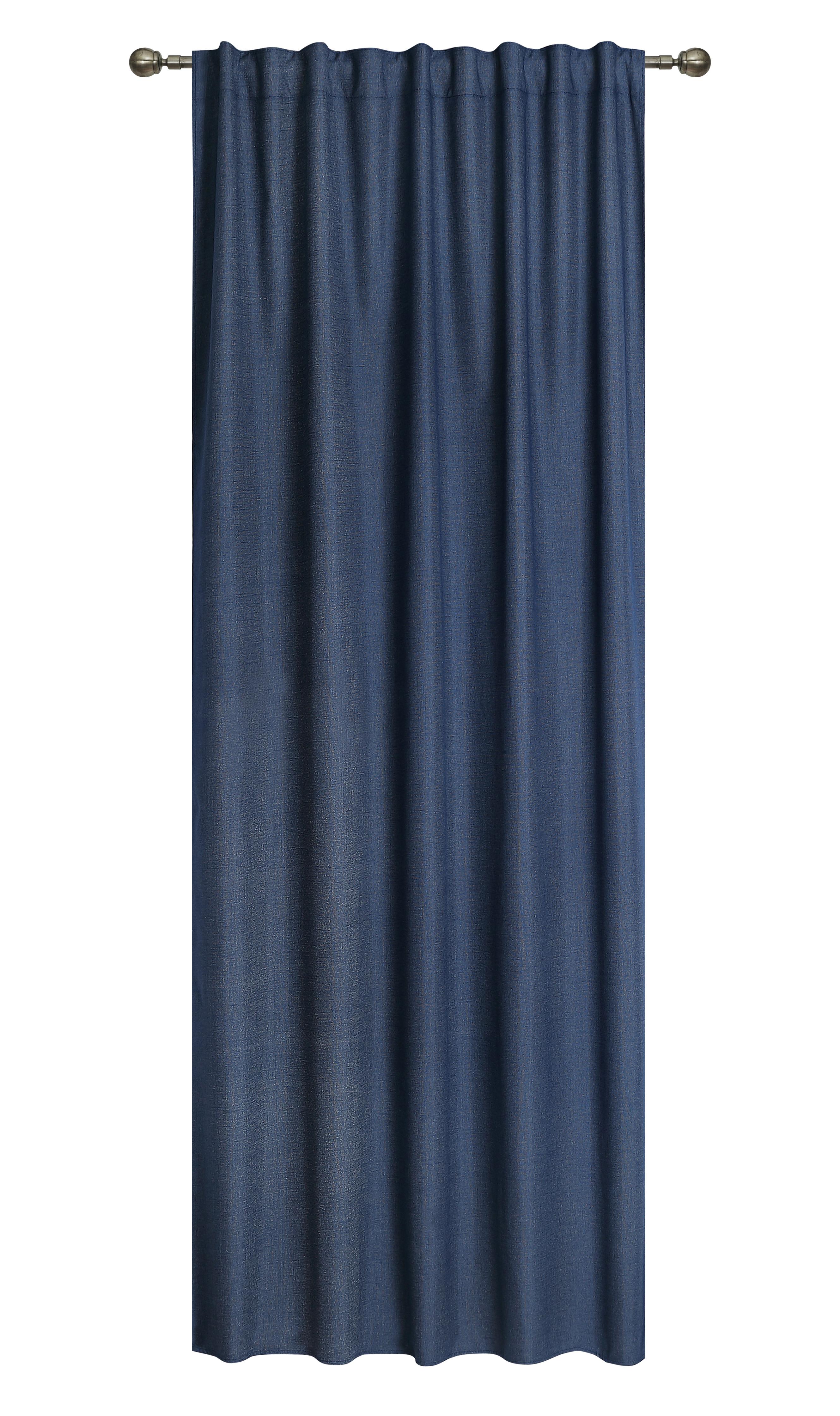 ZATEMŇOVACÍ ZÁVES STRUKTUR - modrá, Basics, textil (137/245cm)