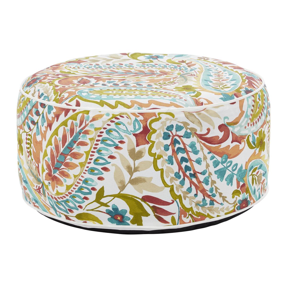 VONKAJŠIA TABURETKA „PUFF“ CASSY - viacfarebná, Modern, textil (53/23/53cm) - Bessagi Garden