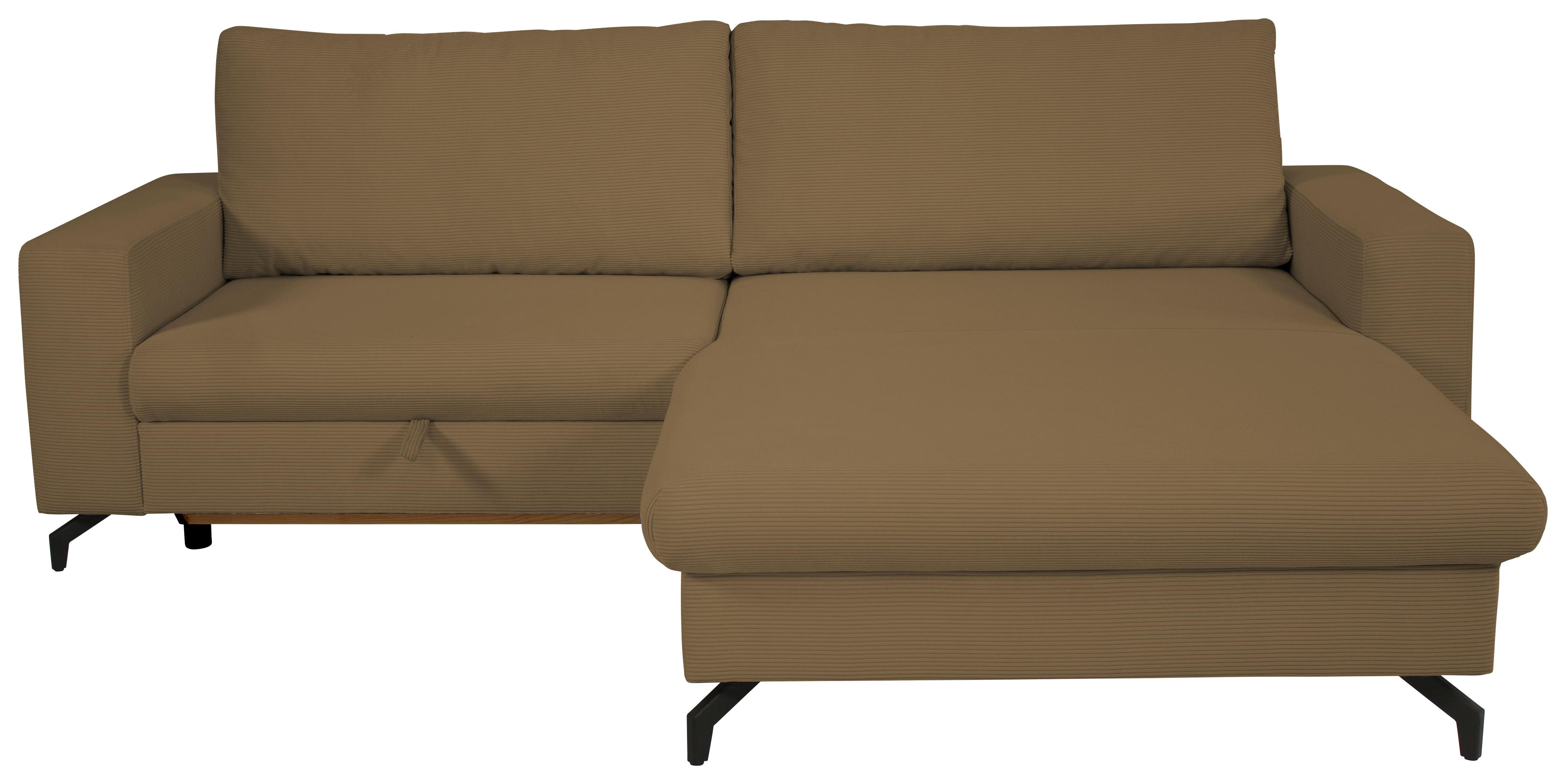 Ecksofa Clara Hellbraun B: 240 cm