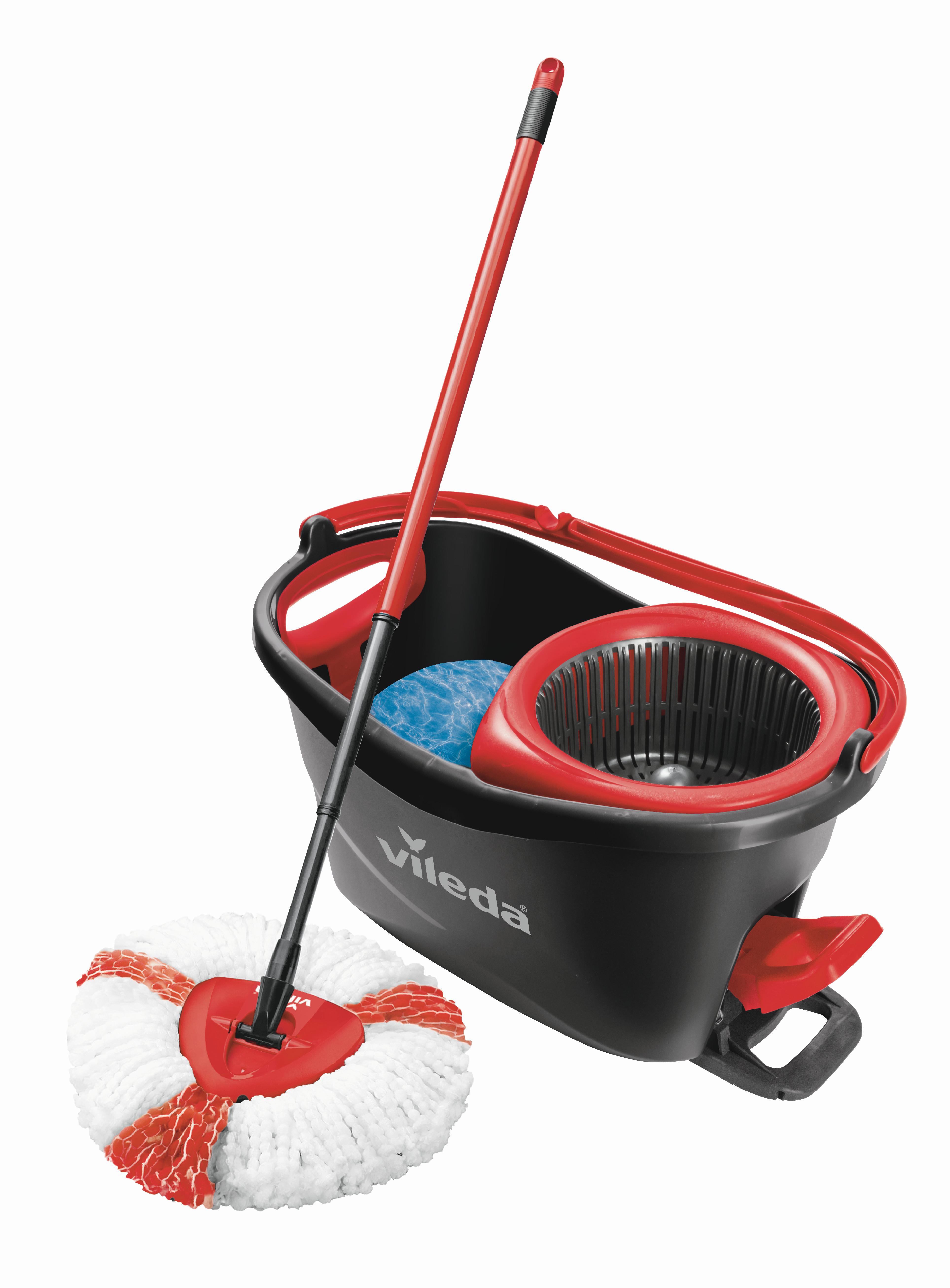 Sada na čistenie podláh TURBO - viacfarebná/sivá, Basics, textil/plast (2,9kg) - Vileda