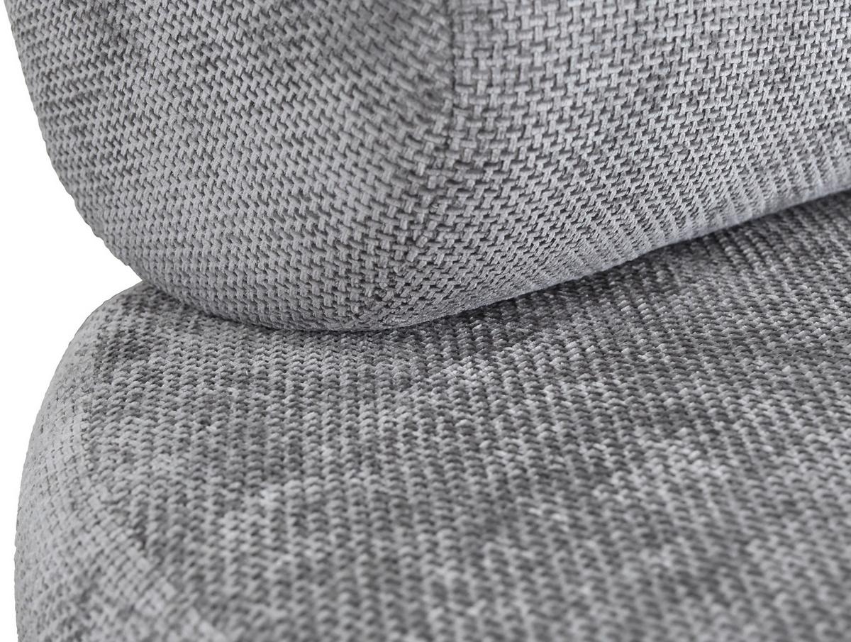 Relaxsessel Moss Grau B: 88 Cm - Schwarz/Weiß, Basics, Textil (88/70/88cm) - Livetastic