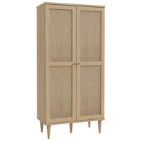 Skriňa Calasetta š: 80 cm - zlatá/farba duba, Natur, kov/drevo (80,1/166,6/41,4cm)