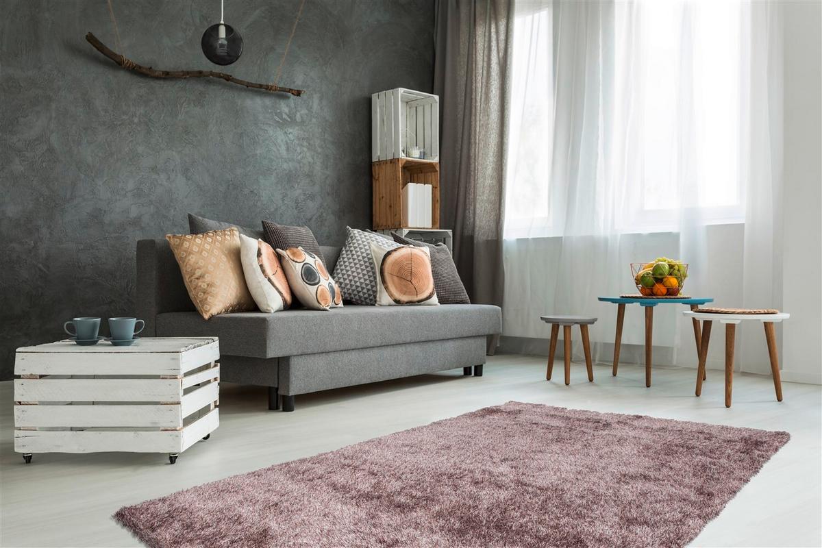 HOCHFLORTEPPICH Taupe, pflegeleicht - Taupe, KONVENTIONELL, Textil (160cm) - Kayoom