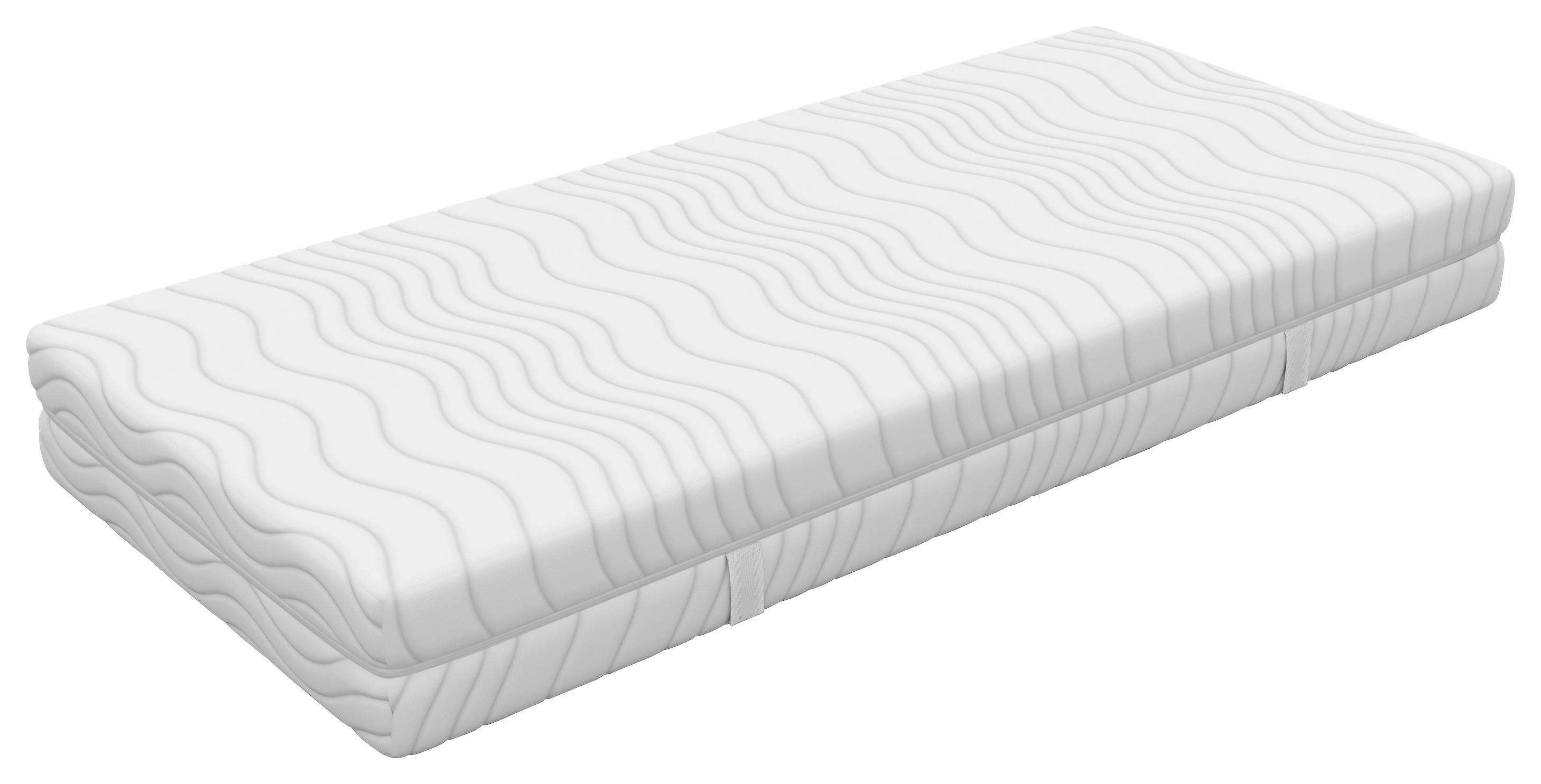 Komfortschaummatratze Cloudy 120x200 cm H2 H: 24 cm - Weiß, Textil (120/200cm) - Primatex Deluxe