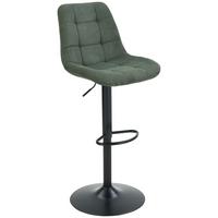 BAROVÁ ŽIDLE NINO - černá/zelená, Moderní, kov/dřevo (46/116/96/53cm) - Based