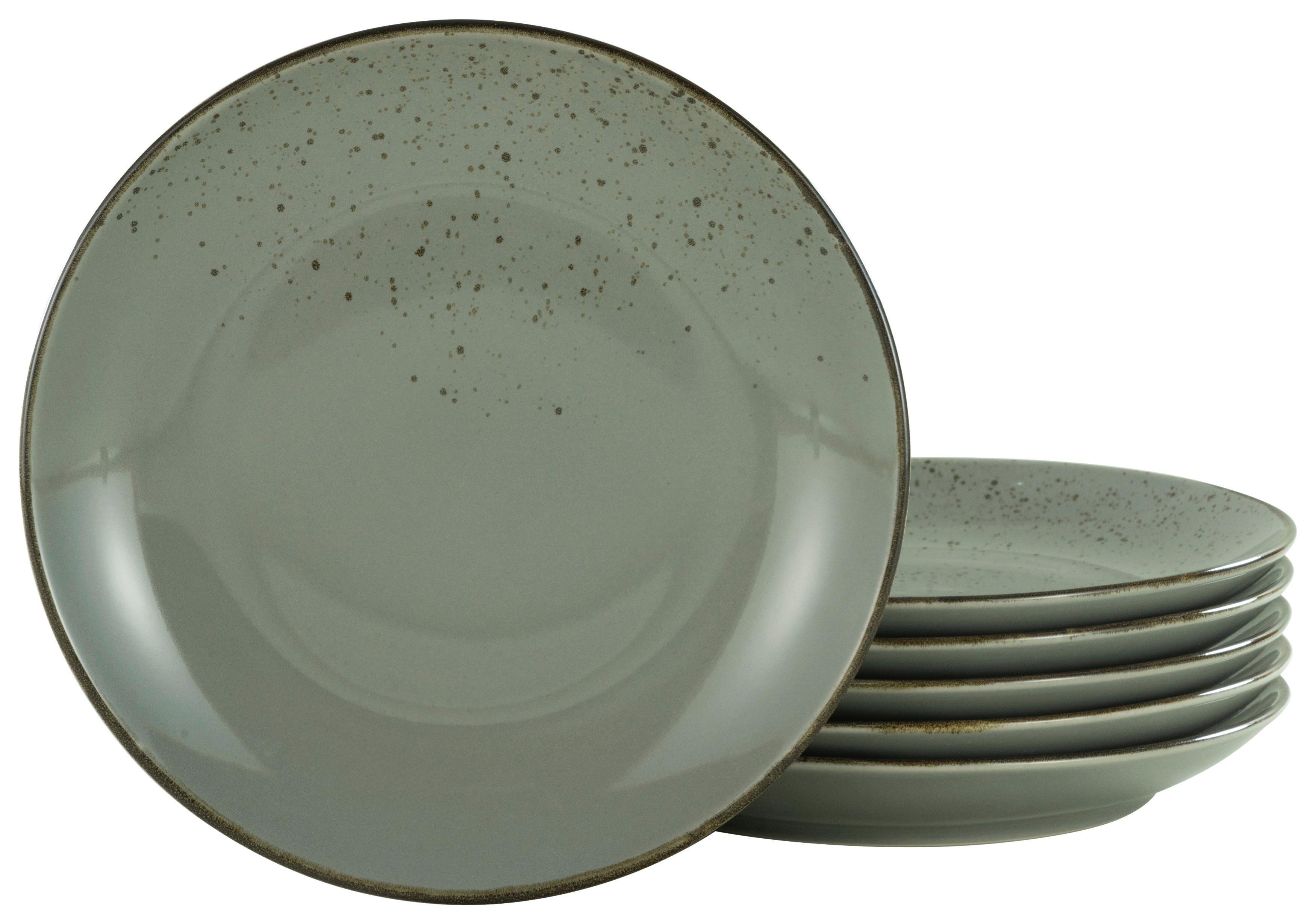 Speisetellerset 22045 Nature Collection - Grau, Trend, Keramik (27cm) - Creatable