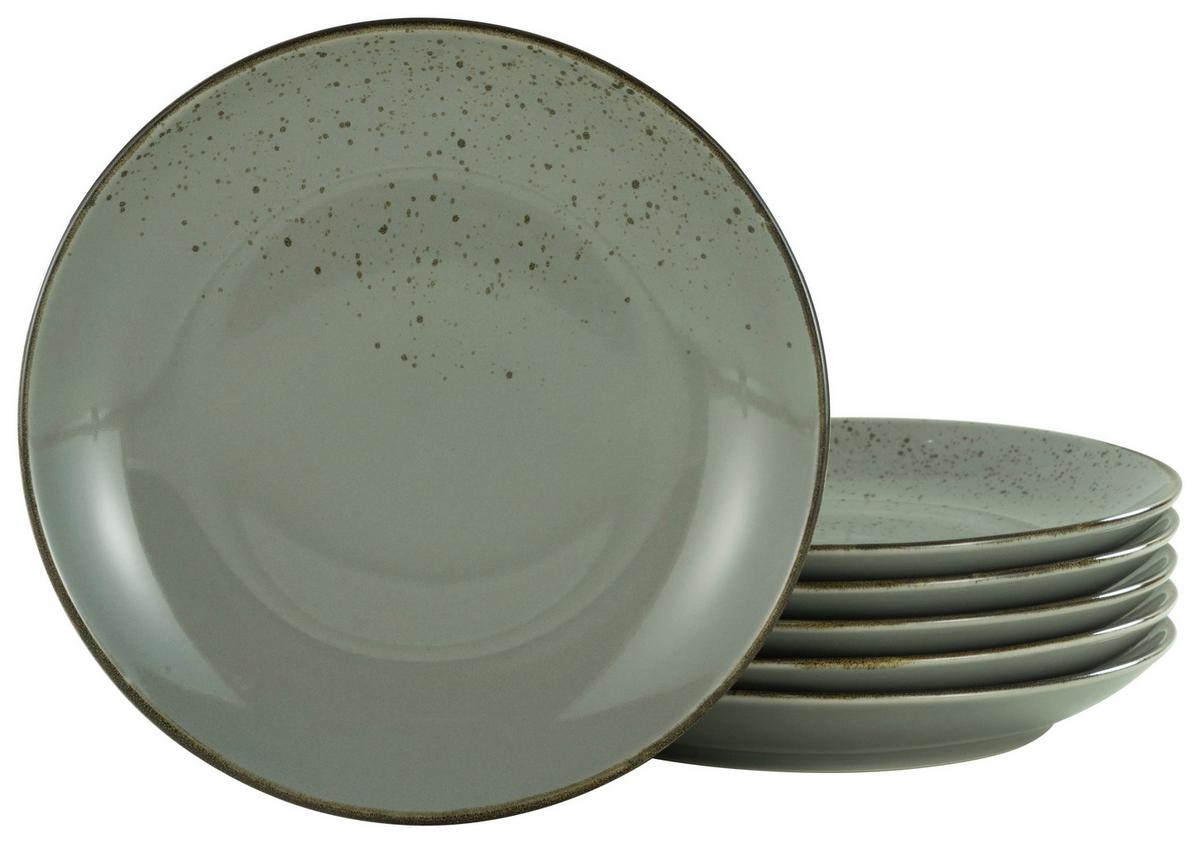 Speisetellerset 22045 Nature Collection - Grau, Trend, Keramik (27cm) - Creatable