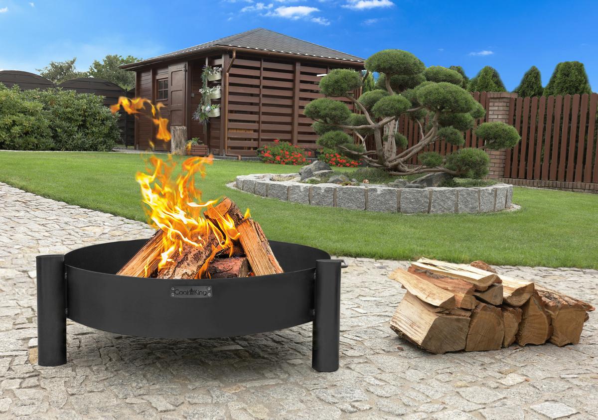 Feuerschale Feuerschale Haiti - Schwarz, Basics, Metall (68/30cm)