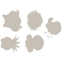 Dekosticker 14005h - Klar/Grau, LIFESTYLE, Kunststoff (50/70cm)