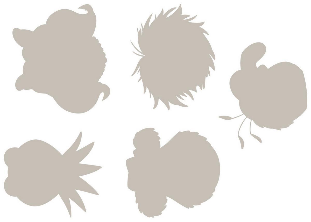 Dekosticker 14005h - Klar/Grau, LIFESTYLE, Kunststoff (50/70cm)