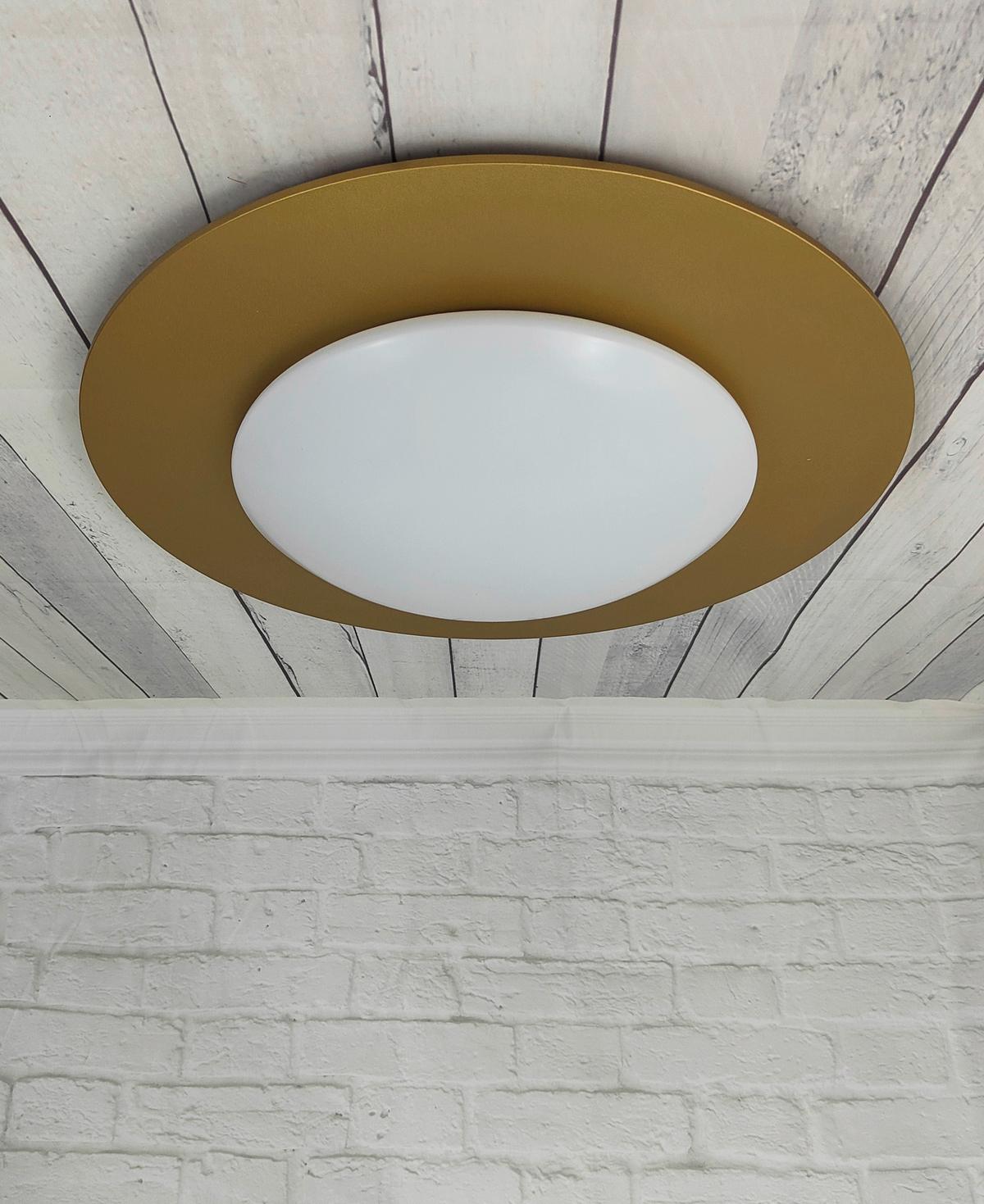 Kinderdeckenleuchte 6509 - Saturn Gold - Goldfarben, Basics, Holzwerkstoff/Kunststoff (53/10cm) - Niermann