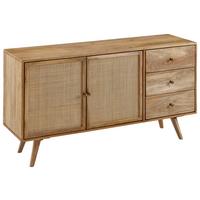 Sideboard Mangoholz Braun B: 140 Cm - Braun, Design, Holz (140/75/40cm) - MID.YOU