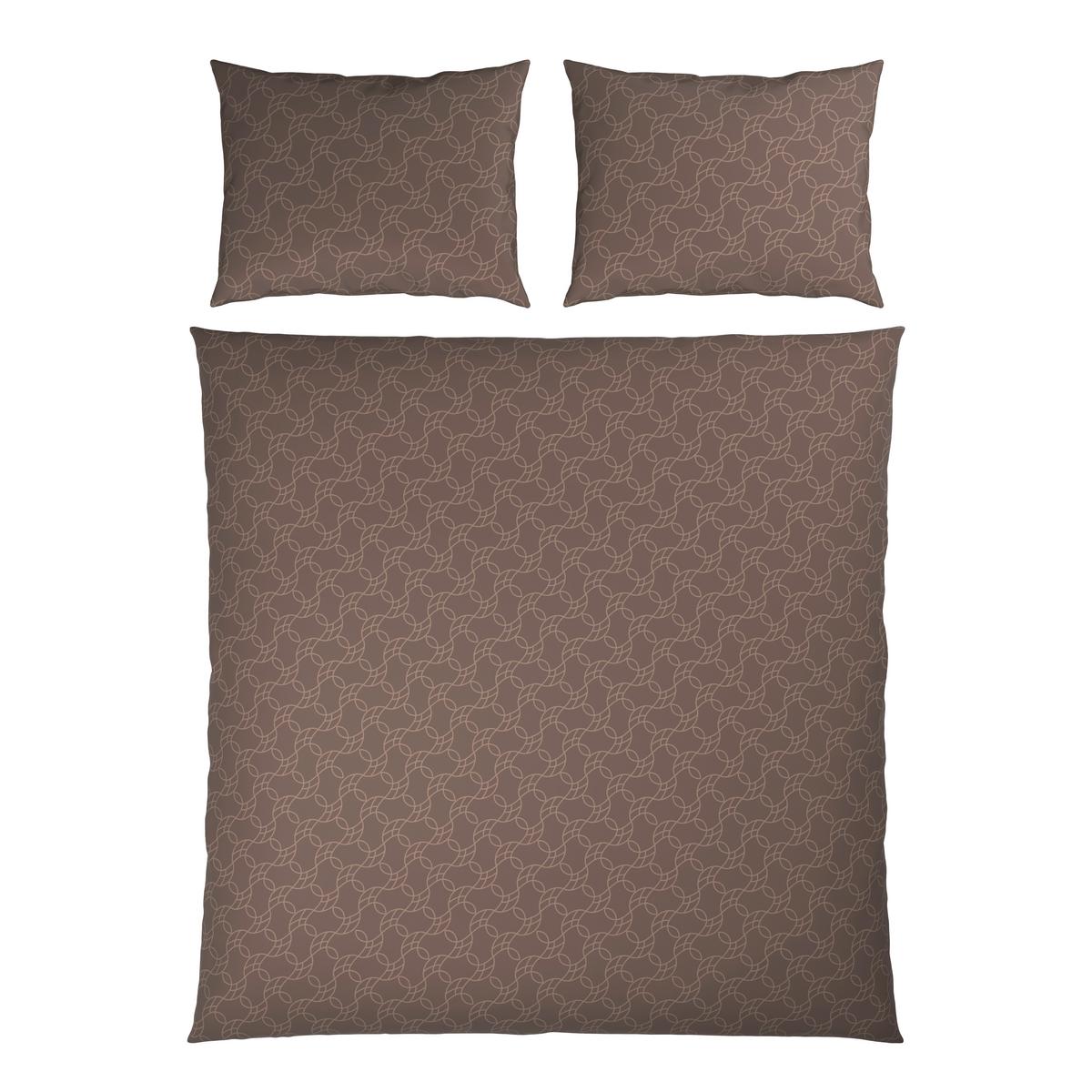 POVLEČENÍ ARC XXL - šedohnědá, Romantický / Rustikální, textil (200/220cm) - Mömax