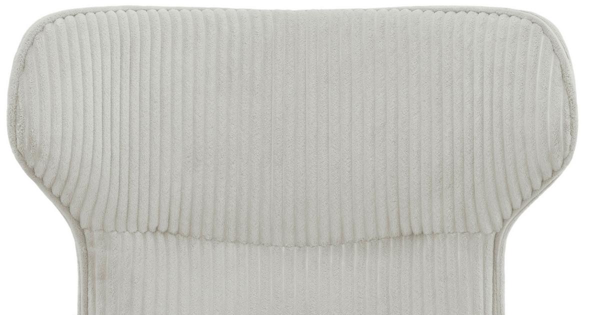 Armlehnstuhl Matilde Beige/Schwarz B: 57 cm - Beige/Schwarz, MODERN, Textil/Metall (57/86/64cm) - Livetastic