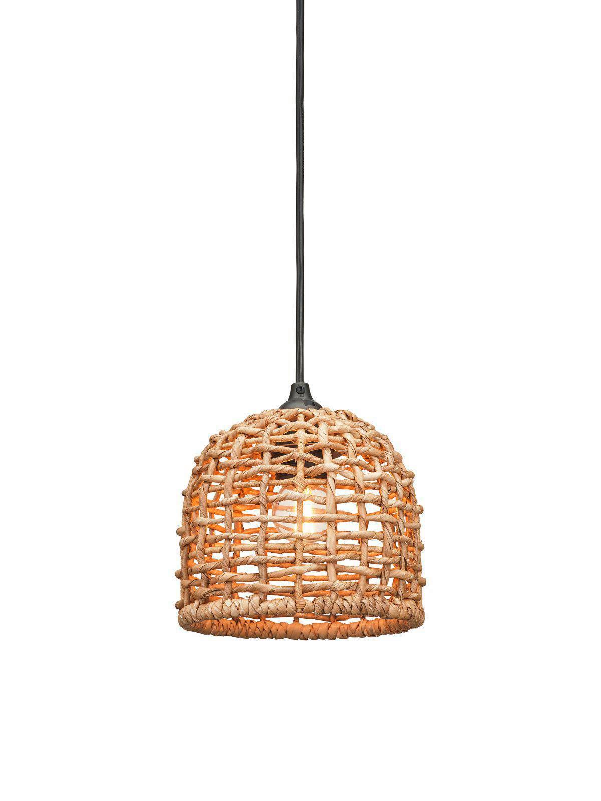 Außenhängeleuchte Cebu Naturfarben D: 17 Cm - Hellbraun/Naturfarben, Natur, Naturmaterialien (17/150cm)