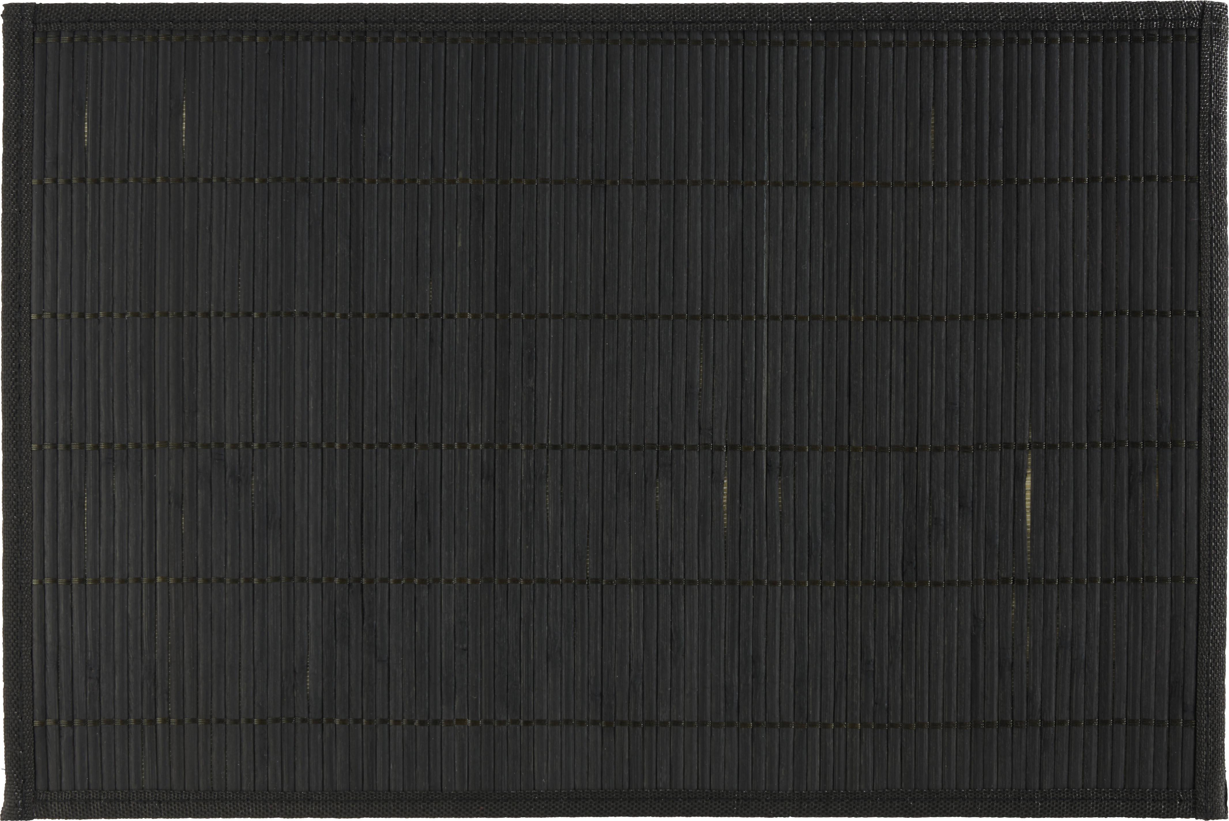 Prostírání Asia, 30/45cm, Černá - černá, dřevo (30/45cm) - Modern Living