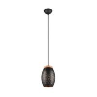Pendelleuchte R31571080 Bidar - Goldfarben/Schwarz, KONVENTIONELL, Holz/Metall (15/150cm)
